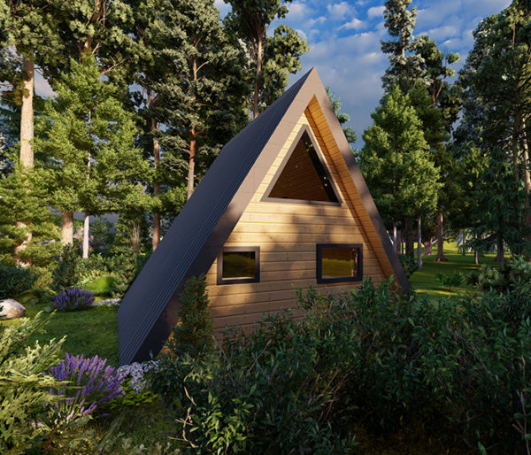 Дом А30 - A-frame фото 2.
