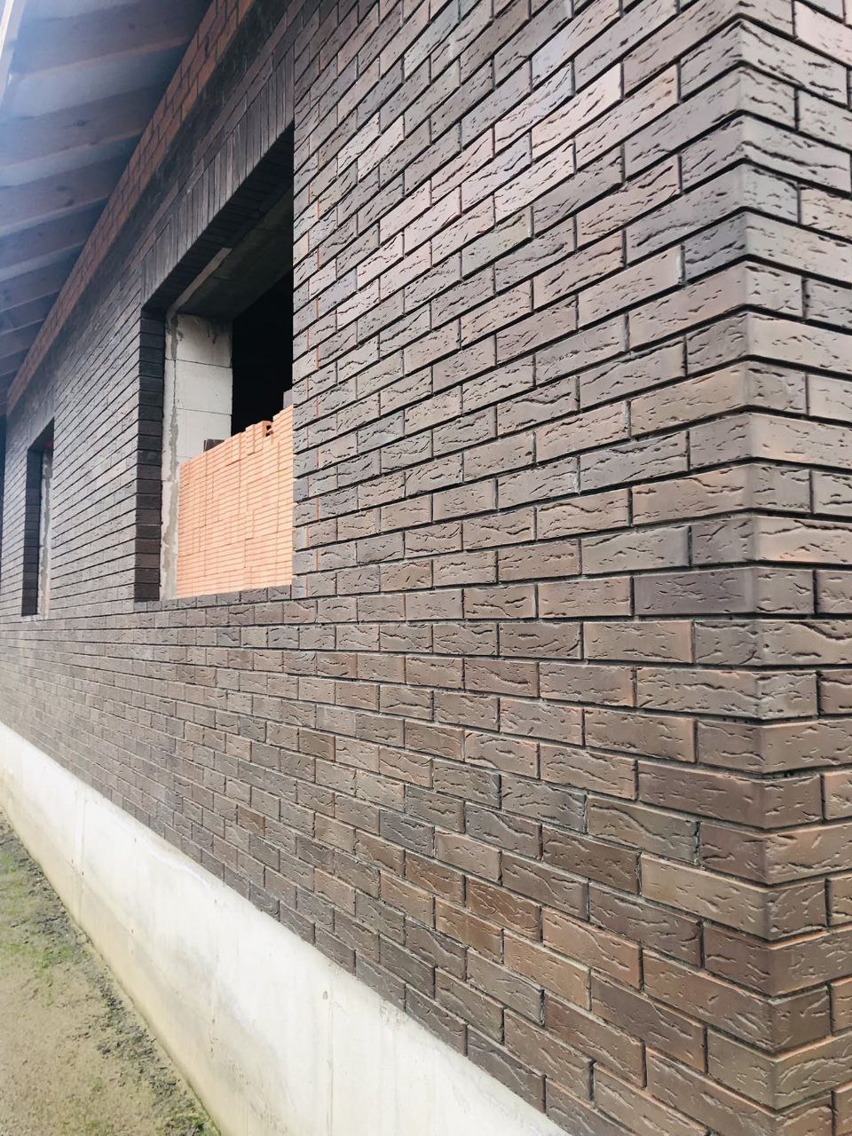 Крупный план кирпичной кладки