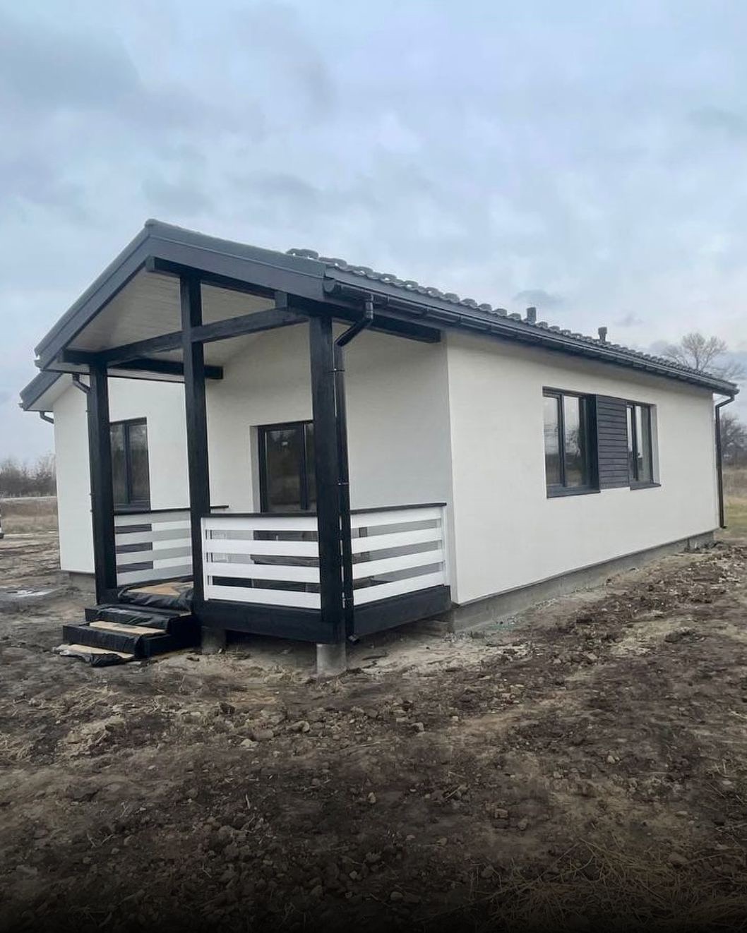 Готовый дом: Современный каркасный дом в г. Браслав в г. Браслав