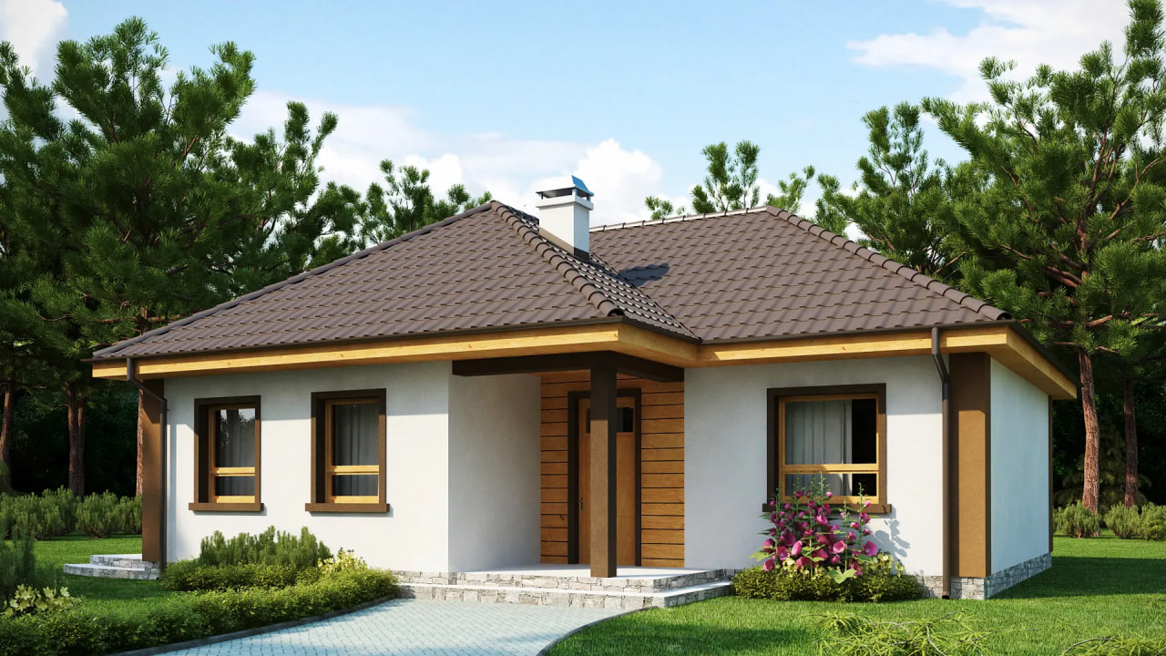 Дом Z15 - Дом до 100м² фото 1.