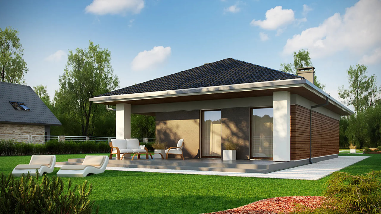 Дом Z366 - Дом до 100м² фото 3.