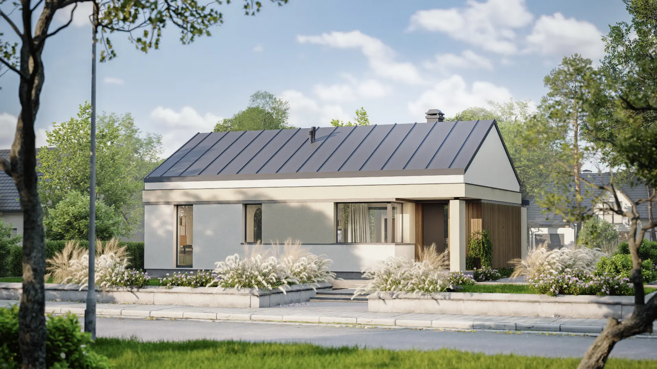 Дом Z508 - Дом до 100м² фото 2.