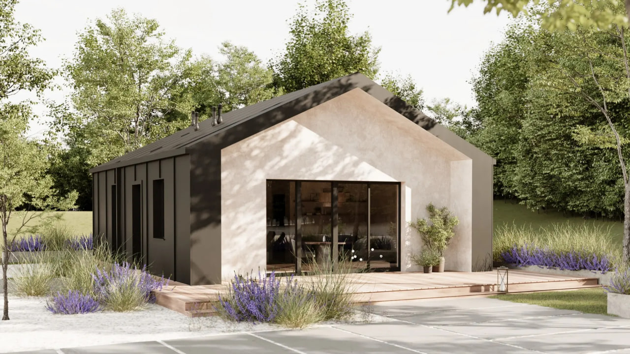 Дом Z524 - Дом до 100м² фото 3.