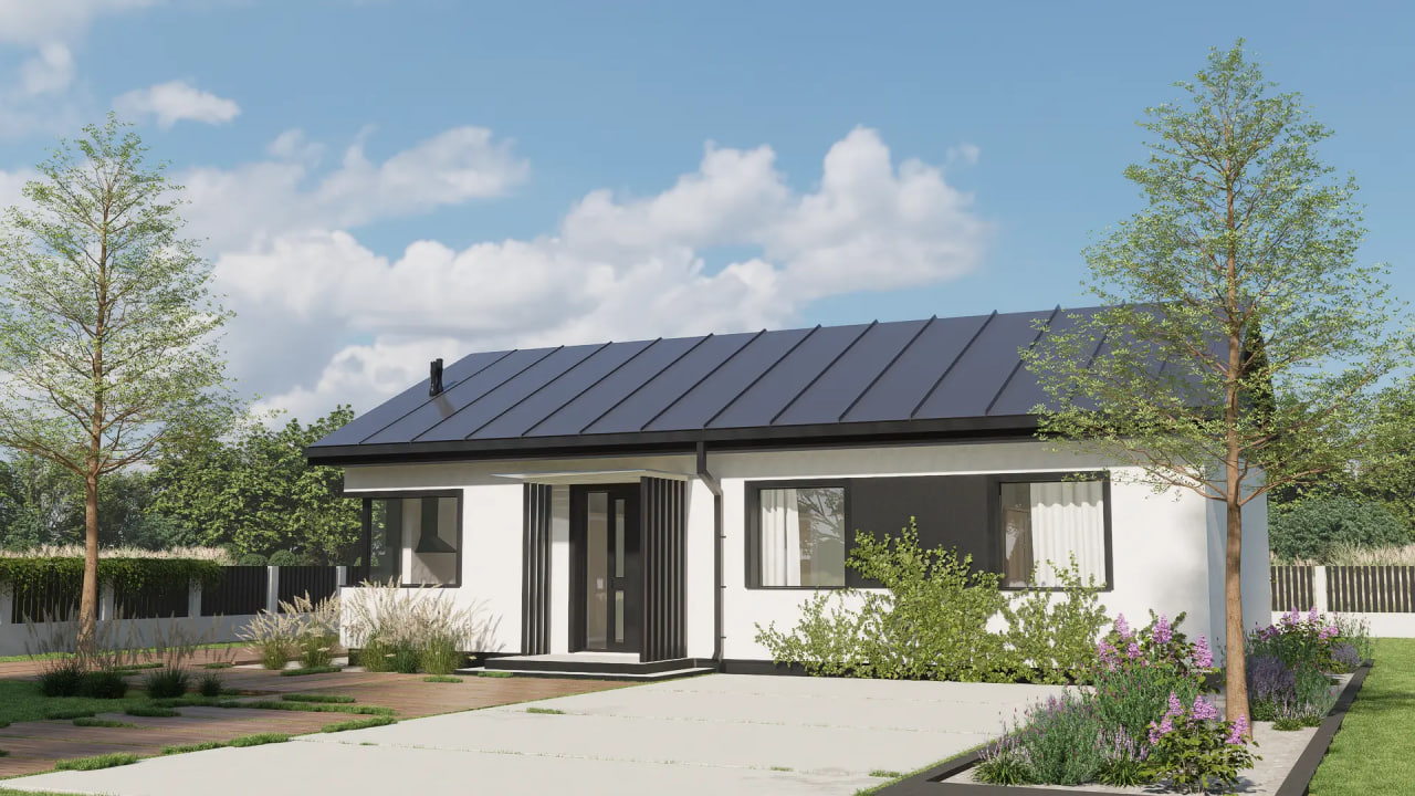 Дом Z537 - Дом до 100м² фото 1.