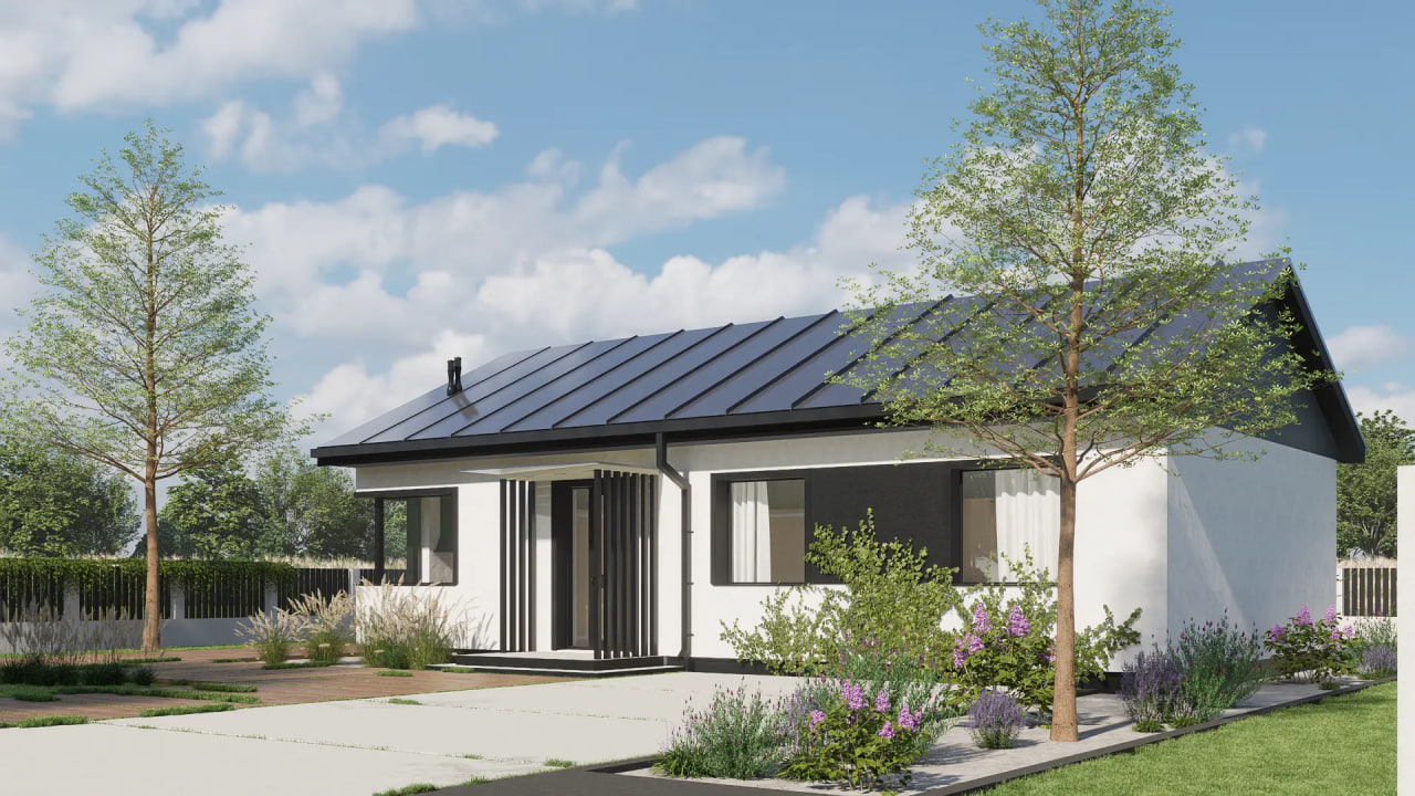 Дом Z537 - Дом до 100м² фото 3.