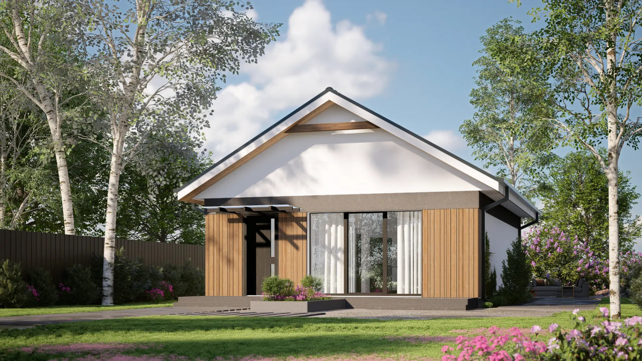 Дом Z563 - Дом до 100м² фото 1.