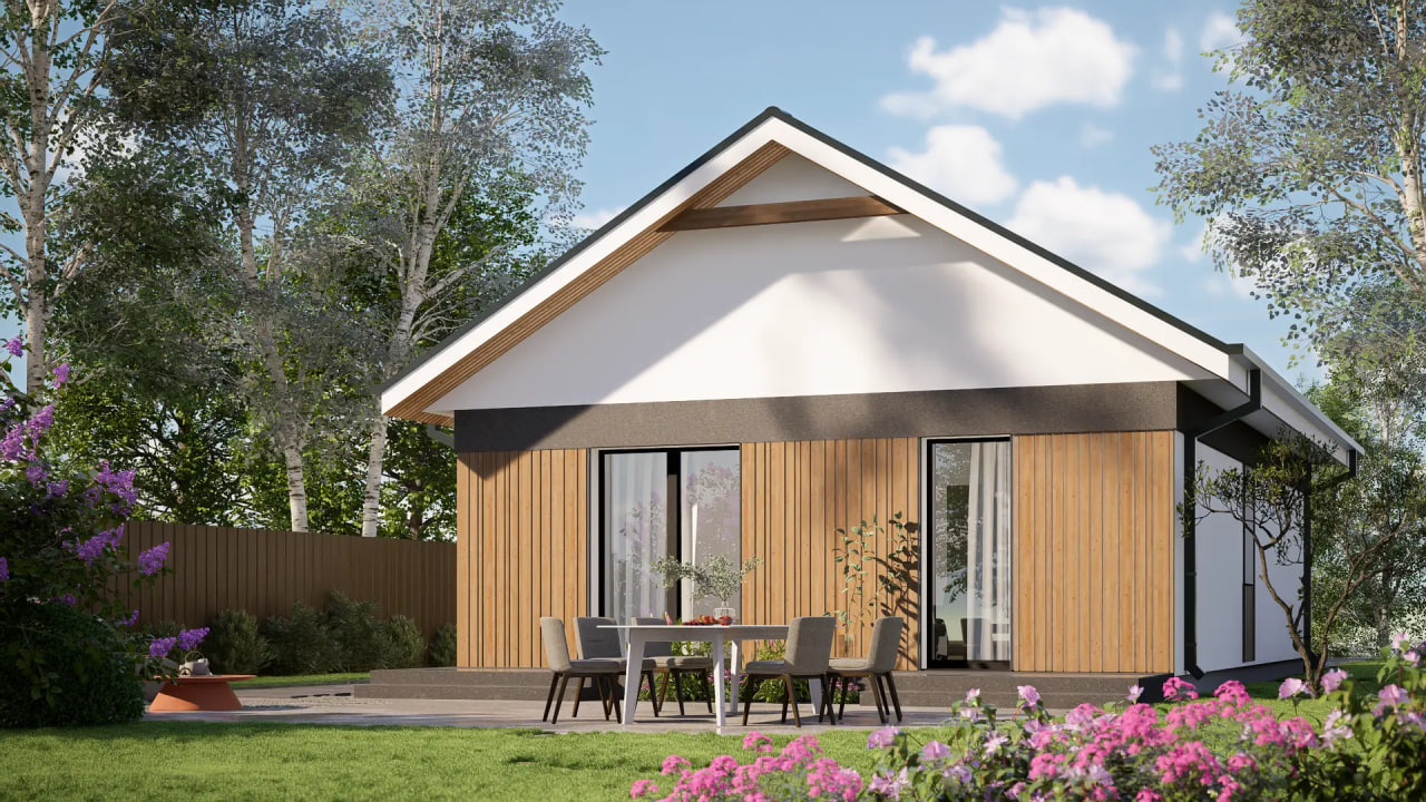 Дом Z563 - Дом до 100м² фото 2.