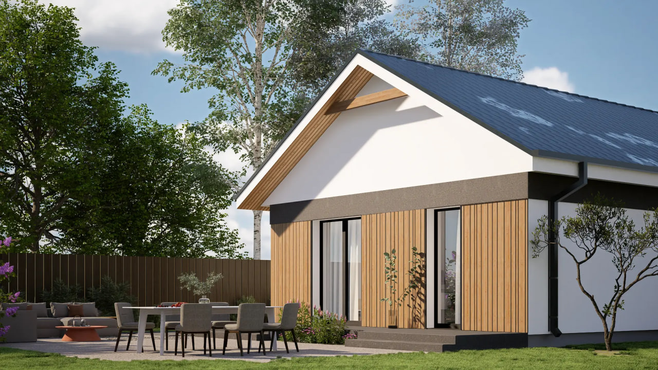 Дом Z563 - Дом до 100м² фото 3.