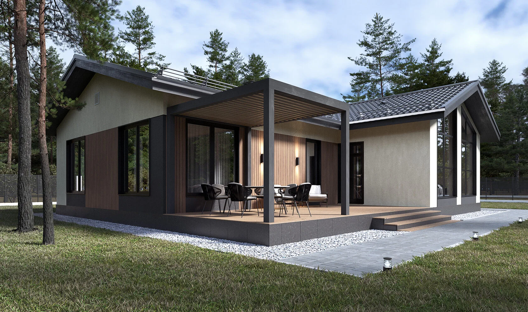 Дом Грон - Дом от 100м² фото 3.