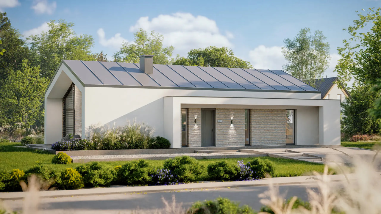 Дом Z509 - Дом от 100м² фото 2.