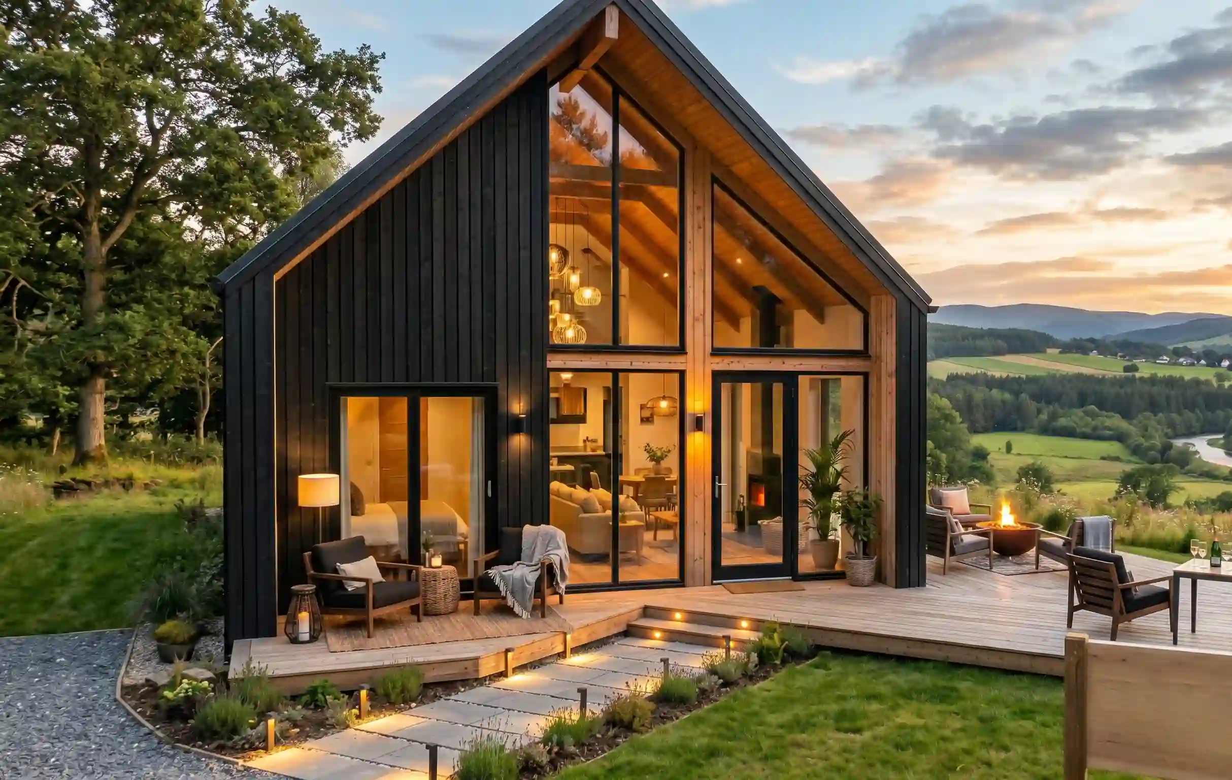 Проект дома Barnhouse для бизнеса